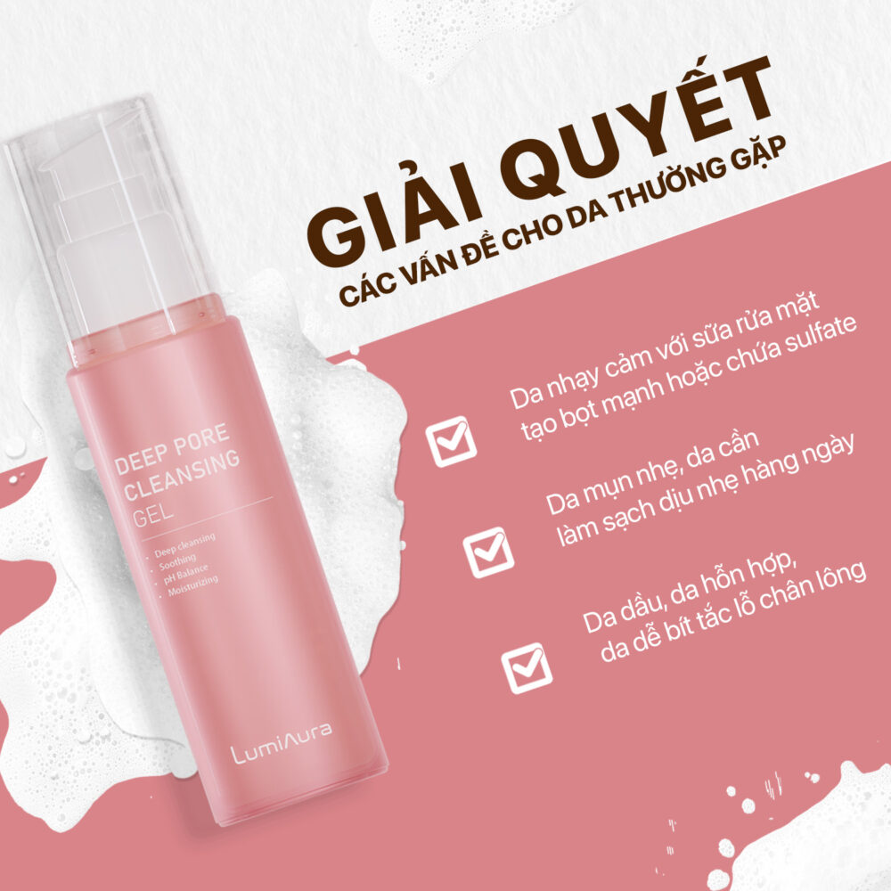 LUMIAURA DEEP PORE CLEANSING GEL
