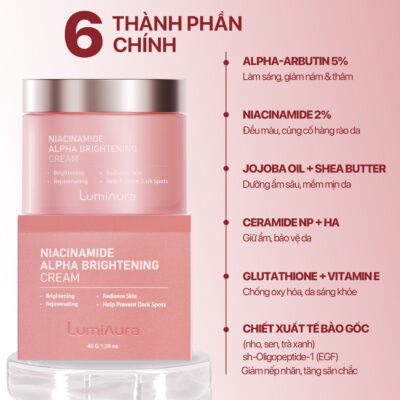 LUMIAURA NIACINAMIDE ALPHA BRIGHTENING CREAM